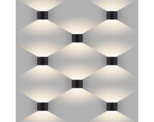 Уличный настенный светодиодный светильник Elektrostandard 1518 Techno LED Blade черный a038828