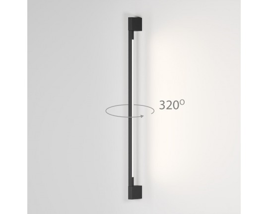 Уличный настенный светодиодный cветильник Elektrostandard Argos 35122/D черный a069746
