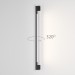 Уличный настенный светодиодный cветильник Elektrostandard Argos 35122/D черный a069746