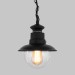 Уличный подвесной cветильник Elektrostandard Talli H GL 3002H черный a038483