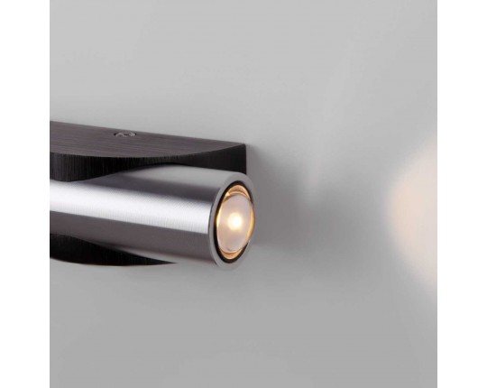 Настенный светодиодный светильник Elektrostandard Steel 40109/LED чёрный/сталь a055629