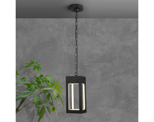 Уличный подвесной светодиодный светильник Elektrostandard Frame 1528 Techno Led черный a051857 Уличный подвесной светодиодный светильник Elektrostandard Frame 1528 Techno Led черный a051857