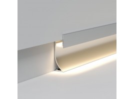 Профиль алюминиевый с рассеивателем для плинтуса Elektrostandard LL-2-ALP021 a066618