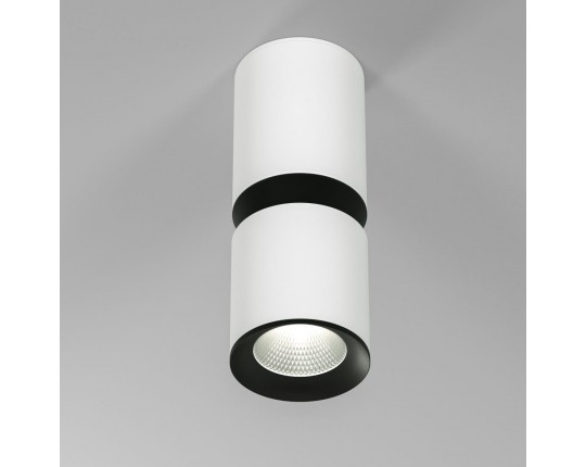 Потолочный светодиодный светильник Elektrostandard Kayo 25048/LED 12W 4000К белый/чёрный a064728