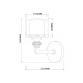 Бра Vele Luce Lotus VL1054W01