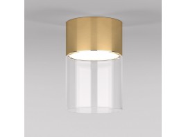 Потолочный светодиодный светильник Elektrostandard Lumen 25047/LED 10W 4000К латунь/прозрачный a064707
