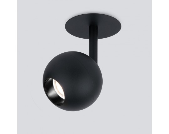 Встраиваемый светодиодный спот Elektrostandard Ball 9925 LED 8W 4200K черный a053735