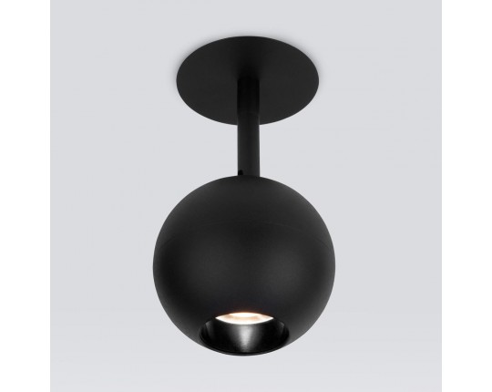 Встраиваемый светодиодный спот Elektrostandard Ball 9926 LED 12W 4200K черный a053738