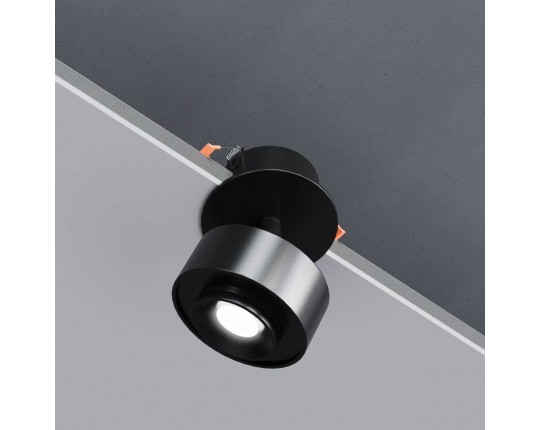 Встраиваемый светодиодный светильник Elektrostandard Only 25089/LED 6W 4000K черный a064253