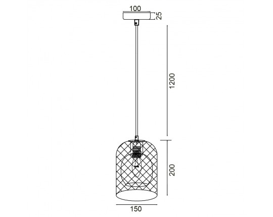 Подвесной светильник Vele Luce Diodor VL6402P01