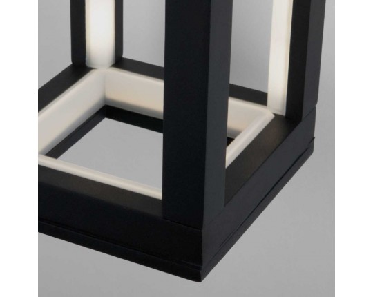 Уличный настенный светодиодный светильник Elektrostandard Frame 1527 Techno Led черный a051855