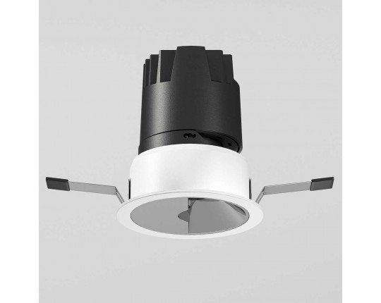 Встраиваемый светодиодный светильник Elektrostandard Inline 25090/LED 10W 3000K белый/хром a064612