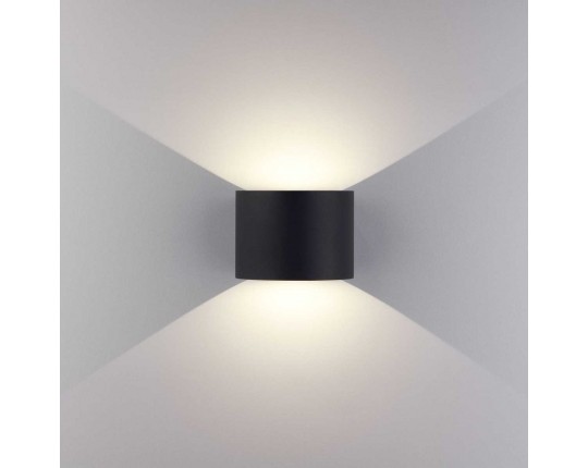 Уличный настенный светодиодный светильник Elektrostandard 1518 Techno LED Blade черный a038828