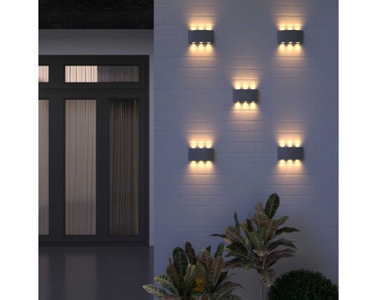 Уличный настенный светодиодный светильник Elektrostandard 1551 Techno LED Twinky Trio a038417