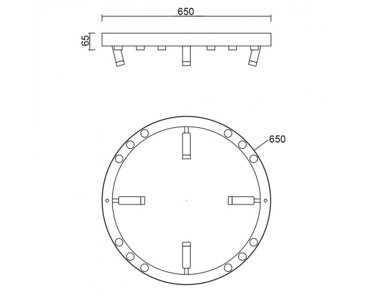 Потолочный светильник Vele Luce Satellite VL7172L12