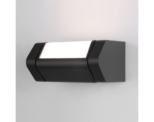 Уличный настенный светодиодный светильник Elektrostandard Dors 35163/D черный a062882