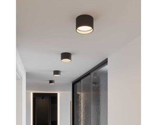 Потолочный светодиодный светильник Elektrostandard Banti 13W 3000K черный 25123/LED a063929