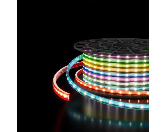 Светодиодная влагозащищенная лента Elektrostandard 11W/m 60LED/m 5050SMD RGB 50M a053641