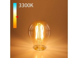 Лампа светодиодная филаментная Elektrostandard E27 12W 3300K прозрачная a048345
