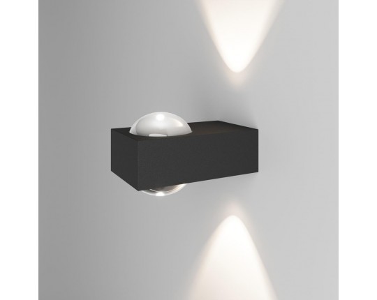 Уличный настенный светильник со светодиодами Elektrostandard Lenses a070458