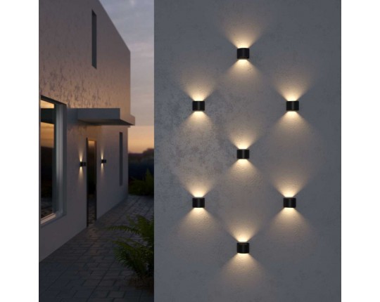 Уличный настенный светодиодный светильник Elektrostandard 1518 Techno LED Blade черный a038828