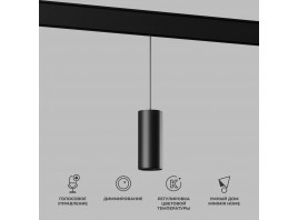 Подвесной трековый светодиодный светильник Elektrostandard (Умный дом) Slim Magnetic Dim Amend 85073/01 черный a063534