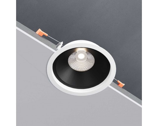 Встраиваемый светодиодный светильник Elektrostandard Slide 25083/LED 6W 4200K белый/чёрный a062942