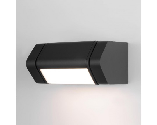 Уличный настенный светодиодный светильник Elektrostandard Dors 35163/D черный a062882