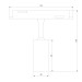 Трековый светодиодный светильник Elektrostandard (Умный дом) Slim Magnetic Dim Cantors 85071/01 латунь a063531