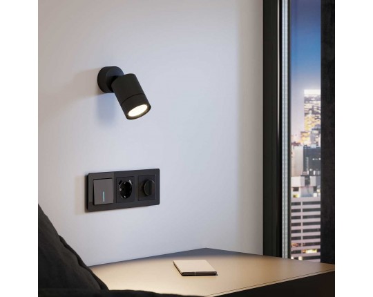 Спот Elektrostandard Niro 25013/01 GU10 черный