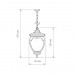 Уличный подвесной светильник Elektrostandard Andromeda H (GLYF-8024H) a027997