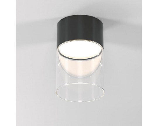 Потолочный светодиодный светильник Elektrostandard Lumen 25047/LED 10W 4000К черный/прозрачный a064709 Потолочный светодиодный светильник Elektrostandard Lumen 25047/LED 10W 4000К черный/прозрачный a064709