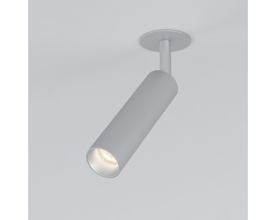 Встраиваемый светодиодный спот Elektrostandard Diffe 25040/Led серебряный a058227 Встраиваемый светодиодный спот Elektrostandard Diffe 25040/Led серебряный a058227