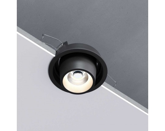 Встраиваемый светодиодный светильник Elektrostandard Conner 25086/LED 8W 4000K черный a063992