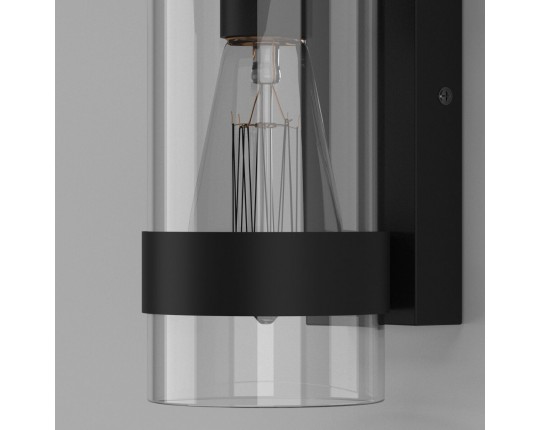 Уличный настенный светильник Elektrostandard Falcon 35167/D черный a063452