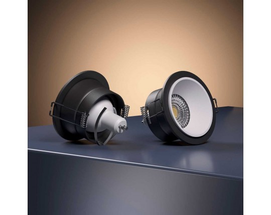 Встраиваемый светильник Elektrostandard Mils 25010/01 GU10 черный a064268