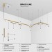 Трековый светильник Elektrostandard Brass Line a071847