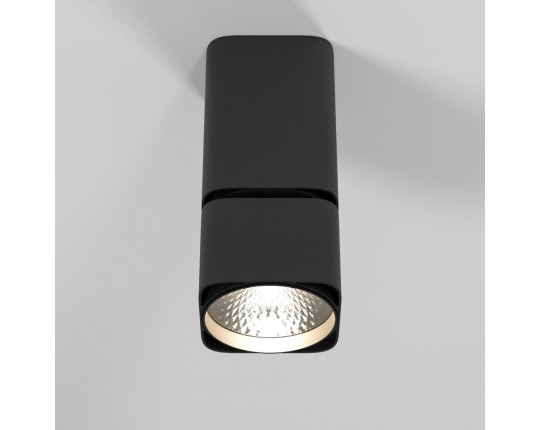 Потолочный светодиодный светильник Elektrostandard Cubus 25043/LED 10W 4000K черный a063682