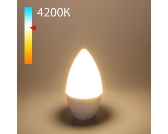 Лампа светодиодная Elektrostandard E14 8W 4200K матовая a048727
