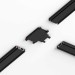 Соединитель четырёхсторонний для накладного шинопровода Elektrostandard Flat Magnetic 85003/00 черный a063738
