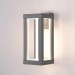 Уличный настенный светодиодный светильник Elektrostandard Frame 1527 Techno Led серый a051856