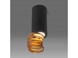 Потолочный светильник Elektrostandard DLN102 GU10 черный/золото a047747