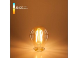Лампа светодиодная филаментная Elektrostandard E27 8W 3300K прозрачная a048278