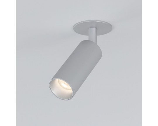 Встраиваемый светодиодный спот Elektrostandard Diffe 25039/Led серебряный a058219