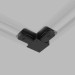 Коннектор угловой Elektrostandard TRC-1-1-L-BK a039597
