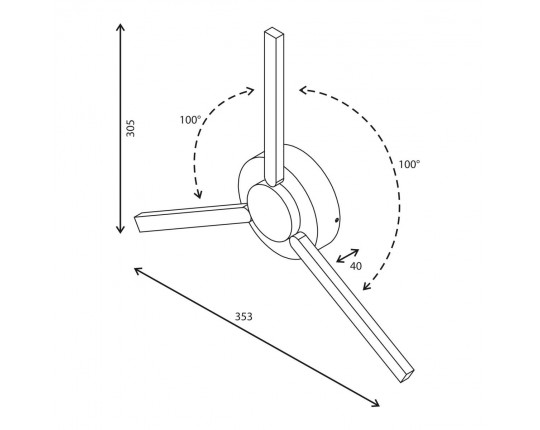 Уличный настенный светодиодный светильник Elektrostandard 1665 Techno LED Lever белый a040501