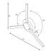 Уличный настенный светодиодный светильник Elektrostandard 1665 Techno LED Lever белый a040501