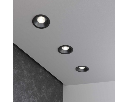 Встраиваемый светодиодный светильник Elektrostandard 15266/LED черный a055719