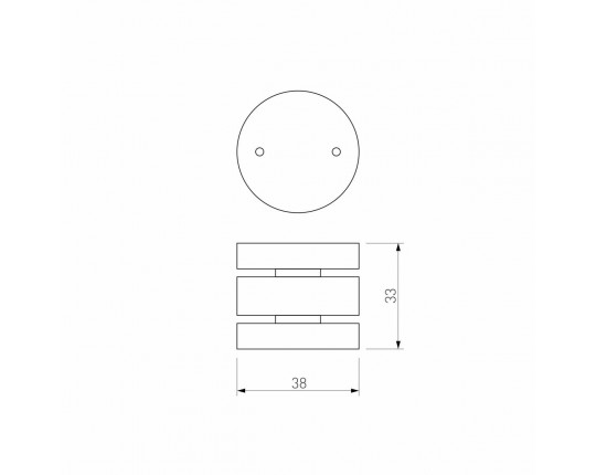 Коннектор круглый для накладного шинопровода Elektrostandard Slim Magnetic 85010/00 черный a063966