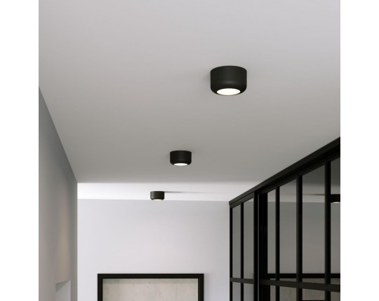 Потолочный светодиодный светильник Elektrostandard Onde 25046/LED 15W 4000K черный a064198